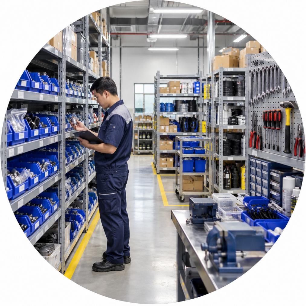 Kho phụ tùng & vật tư